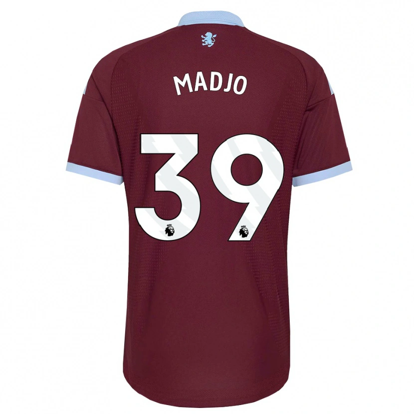 Danxen Kinderen Brian Madjo #39 Korenbloemblauw Bordeaux Thuisshirt Thuistenue 2026/27 T-Shirt
