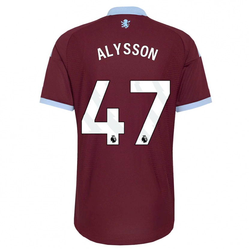 Danxen Kinderen Alysson Edward Franco Da Rocha #47 Korenbloemblauw Bordeaux Thuisshirt Thuistenue 2026/27 T-Shirt
