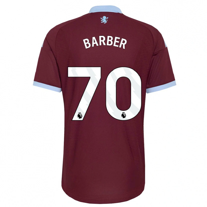 Danxen Kinderen Jayden Barber #70 Korenbloemblauw Bordeaux Thuisshirt Thuistenue 2026/27 T-Shirt