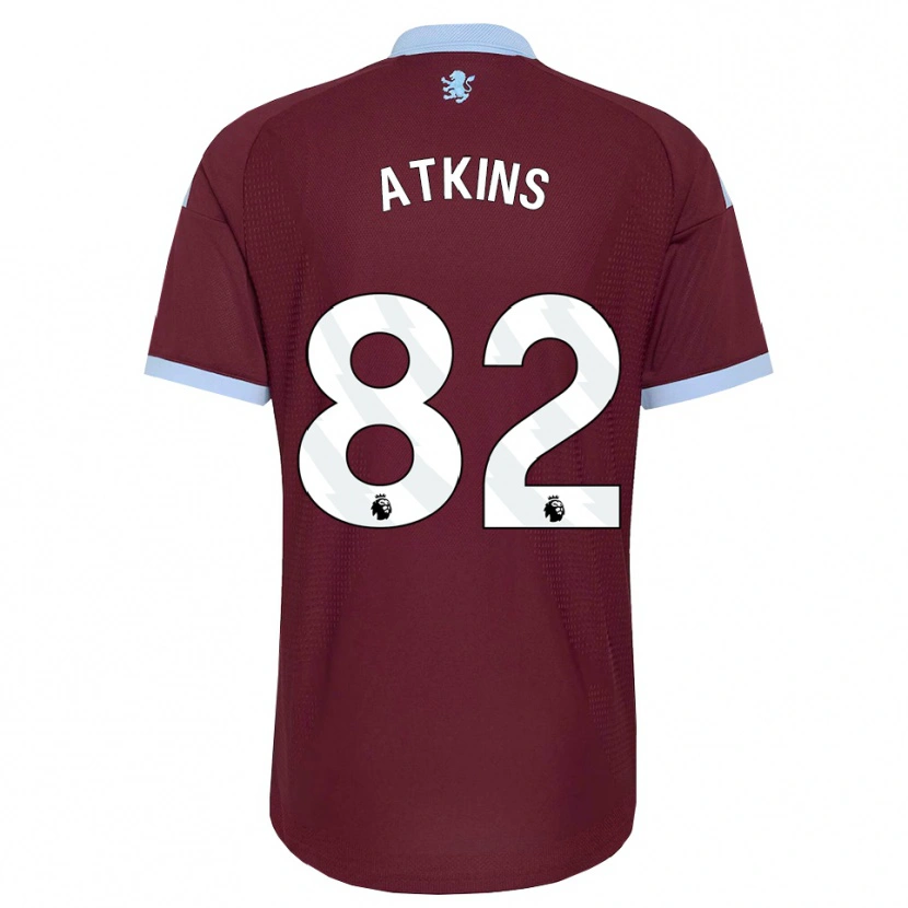 Danxen Kinderen Clay Atkins #82 Korenbloemblauw Bordeaux Thuisshirt Thuistenue 2026/27 T-Shirt