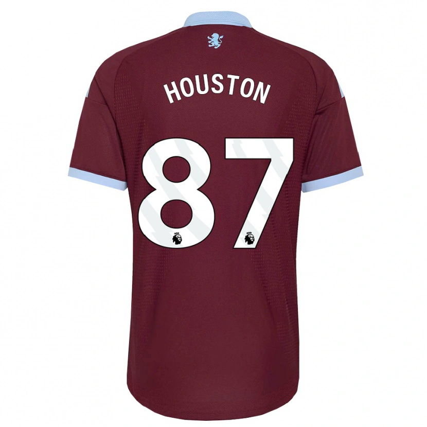 Danxen Kinderen Theo Houston #87 Korenbloemblauw Bordeaux Thuisshirt Thuistenue 2026/27 T-Shirt