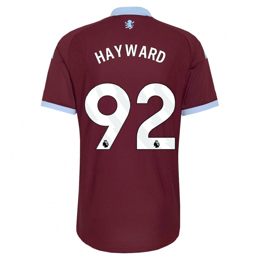Danxen Kinderen Vinnie Hayward #92 Korenbloemblauw Bordeaux Thuisshirt Thuistenue 2026/27 T-Shirt