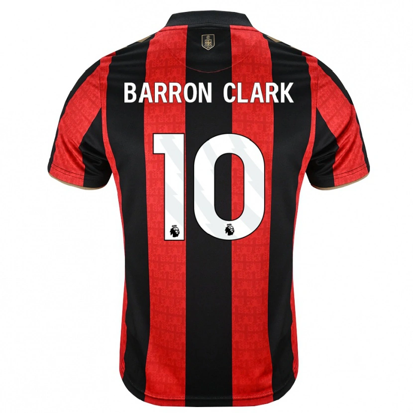 Danxen Kinderen Molly Barron-Clark #10 Goudgeel Rood Zwart Thuisshirt Thuistenue 2026/27 T-Shirt