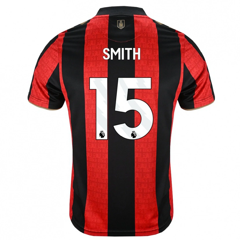 Danxen Kinderen Adam Smith #15 Goudgeel Rood Zwart Thuisshirt Thuistenue 2026/27 T-Shirt