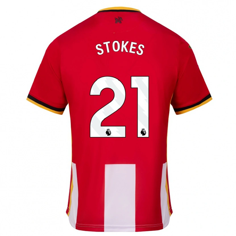 Danxen Kinderen Aidan Stokes #21 Geel Zwart Rood Thuisshirt Thuistenue 2026/27 T-Shirt