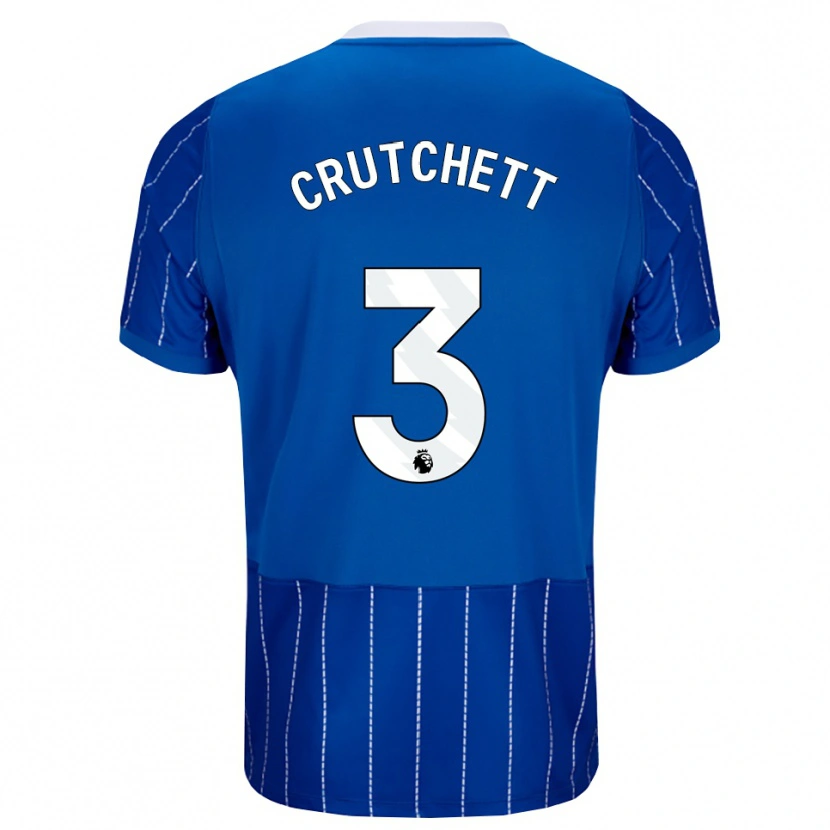 Danxen Kinderen Liam Crutchett #3 Mediumblauw Wit Thuisshirt Thuistenue 2026/27 T-Shirt