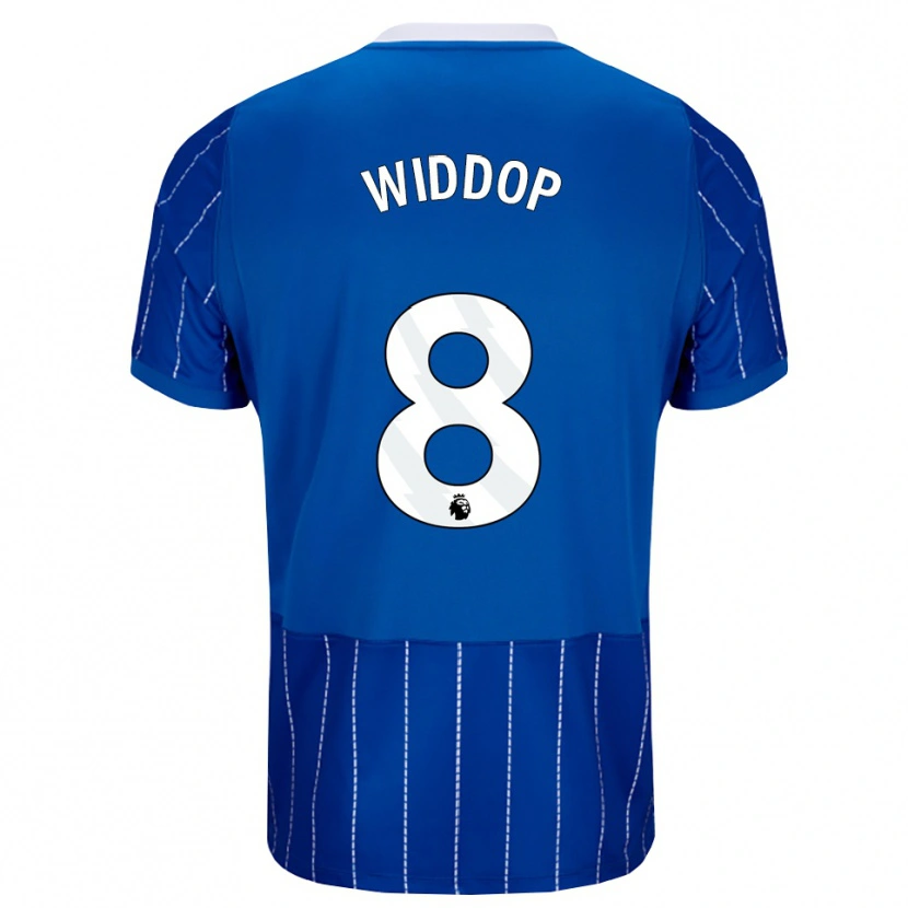 Danxen Kinderen Fraser Widdop #8 Mediumblauw Wit Thuisshirt Thuistenue 2026/27 T-Shirt