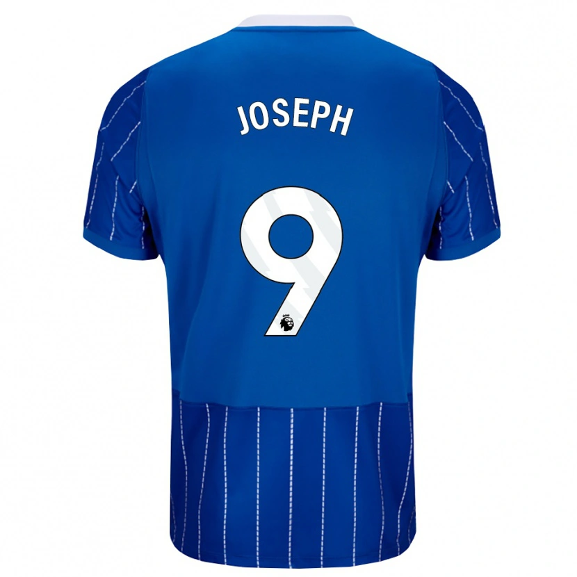 Danxen Kinderen Valentin Joseph #9 Mediumblauw Wit Thuisshirt Thuistenue 2026/27 T-Shirt