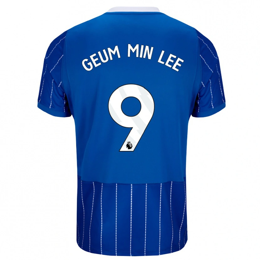 Danxen Kinderen Lee Geum-Min #9 Mediumblauw Wit Thuisshirt Thuistenue 2026/27 T-Shirt