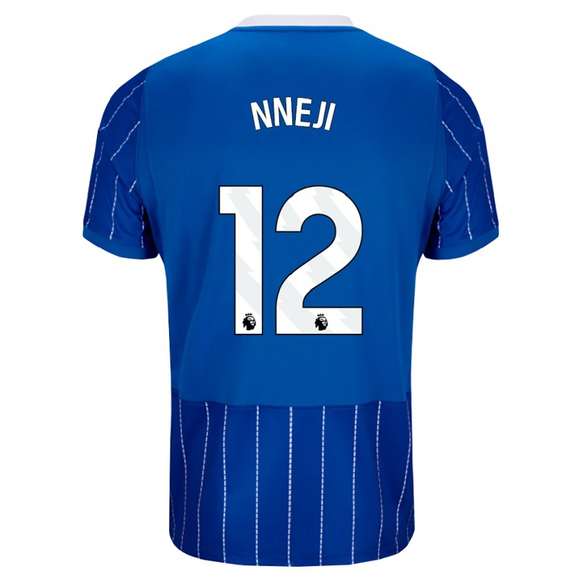 Danxen Kinderen Daniel Nneji #12 Mediumblauw Wit Thuisshirt Thuistenue 2026/27 T-Shirt
