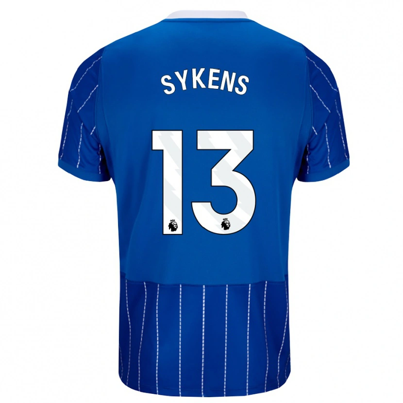 Danxen Kinderen Rory Sykens #13 Mediumblauw Wit Thuisshirt Thuistenue 2026/27 T-Shirt