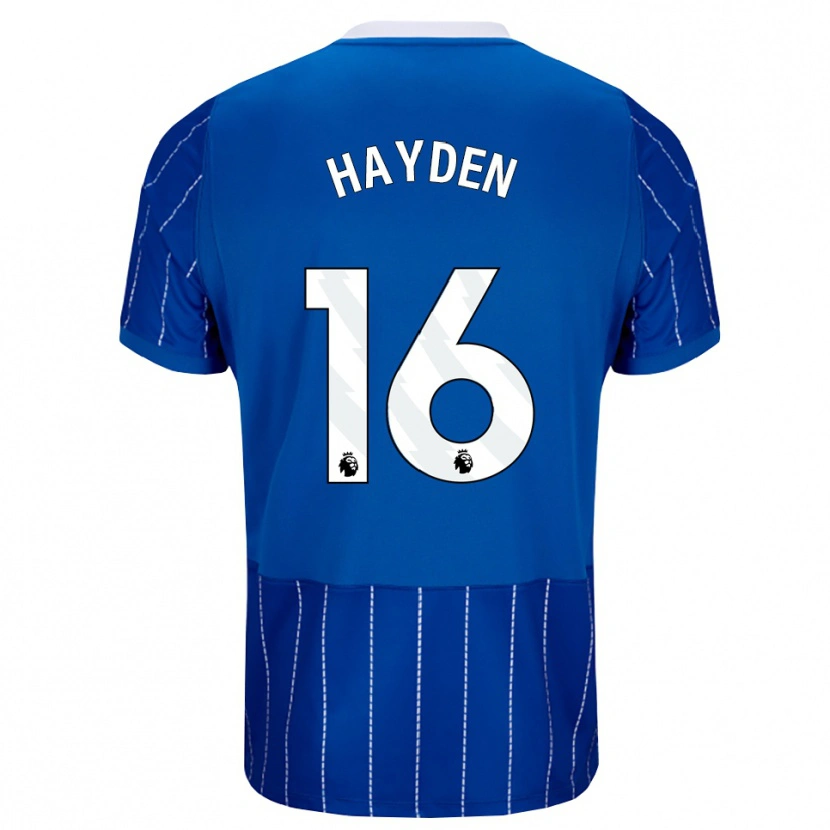 Danxen Kinderen Matthew Hayden #16 Mediumblauw Wit Thuisshirt Thuistenue 2026/27 T-Shirt