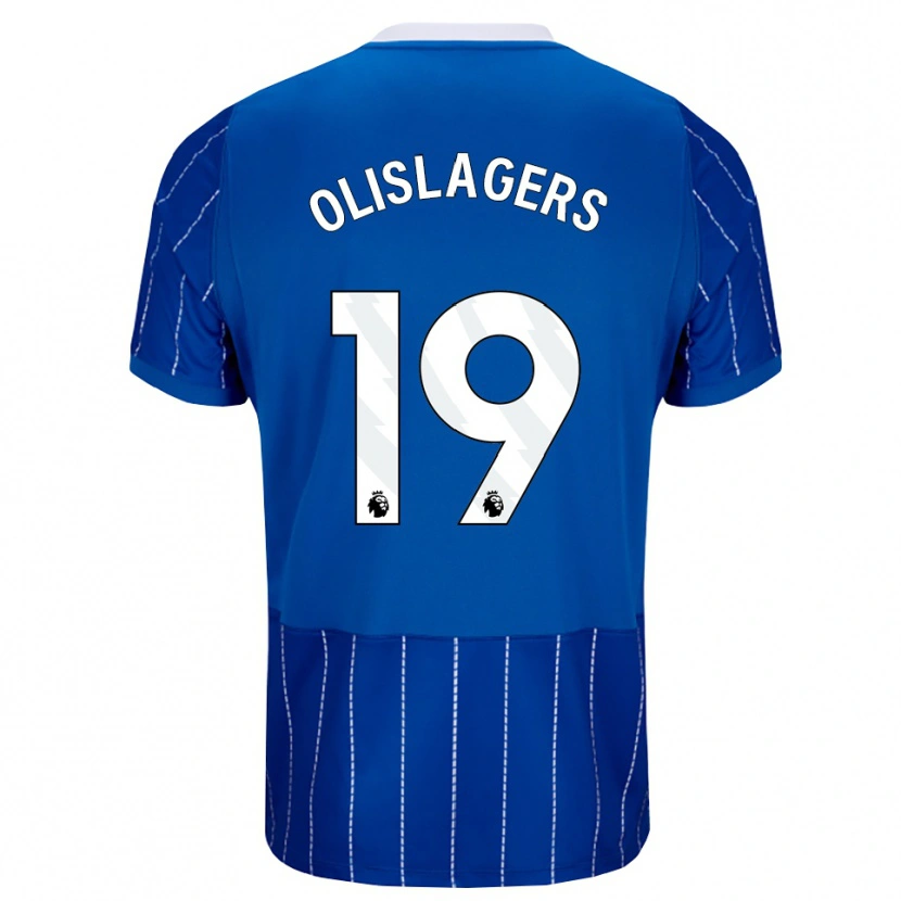 Danxen Kinderen Marisa Olislagers #19 Mediumblauw Wit Thuisshirt Thuistenue 2026/27 T-Shirt