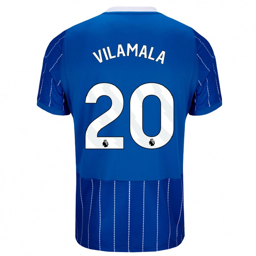 Danxen Kinderen Bruna Vilamala #20 Mediumblauw Wit Thuisshirt Thuistenue 2026/27 T-Shirt