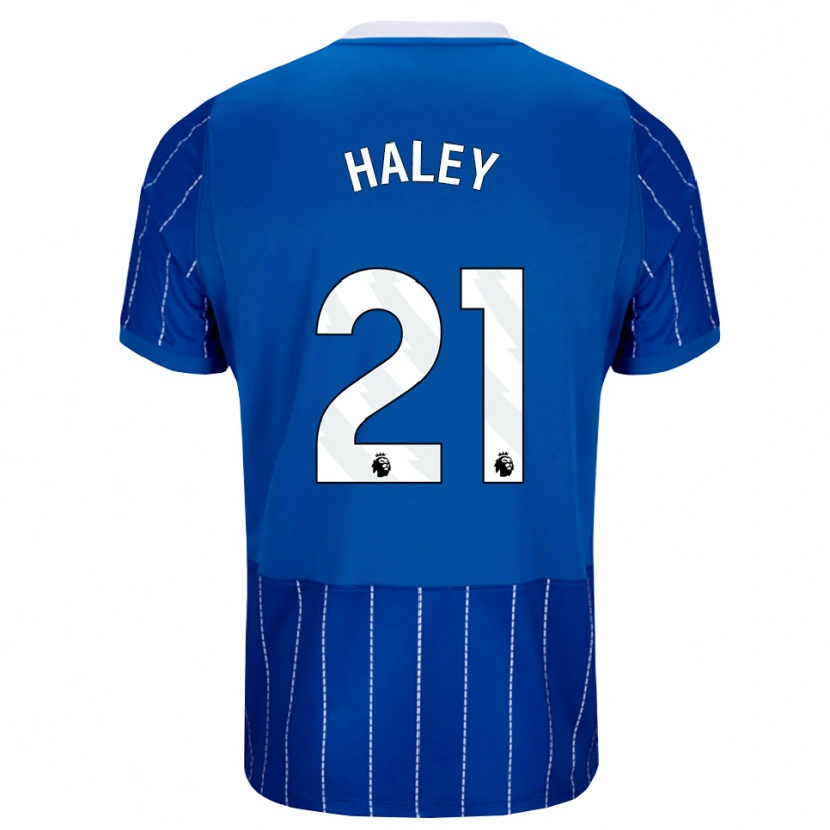 Danxen Kinderen Madison Haley #21 Mediumblauw Wit Thuisshirt Thuistenue 2026/27 T-Shirt