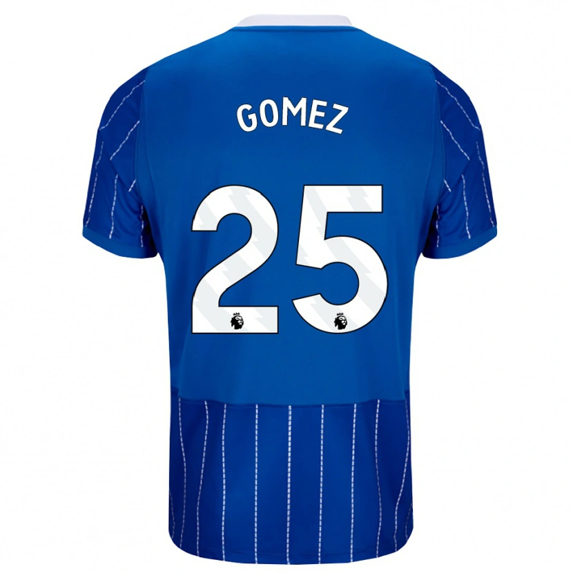 Danxen Kinderen Diego Gómez #25 Mediumblauw Wit Thuisshirt Thuistenue 2026/27 T-Shirt