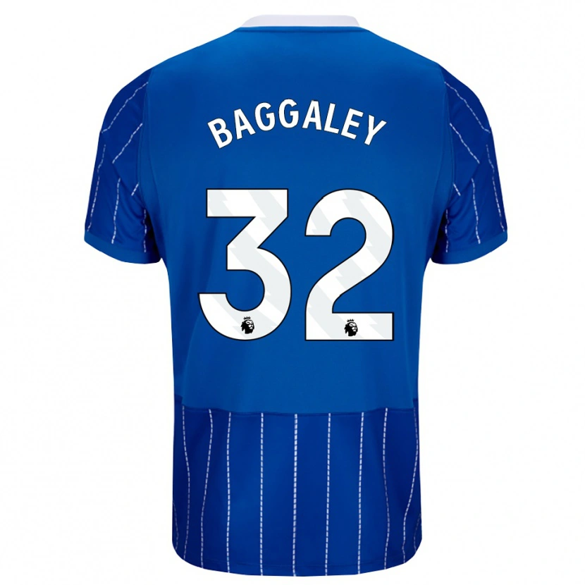 Danxen Kinderen Sophie Baggaley #32 Mediumblauw Wit Thuisshirt Thuistenue 2026/27 T-Shirt