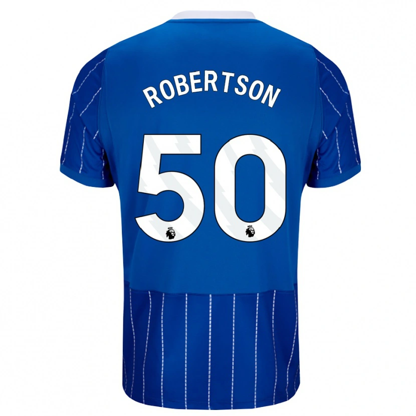 Danxen Kinderen Josh Robertson #50 Mediumblauw Wit Thuisshirt Thuistenue 2026/27 T-Shirt