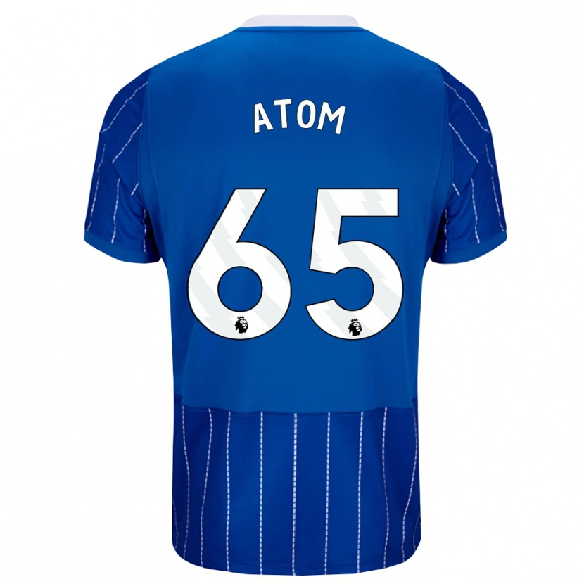 Danxen Kinderen Noel Atom #65 Mediumblauw Wit Thuisshirt Thuistenue 2026/27 T-Shirt
