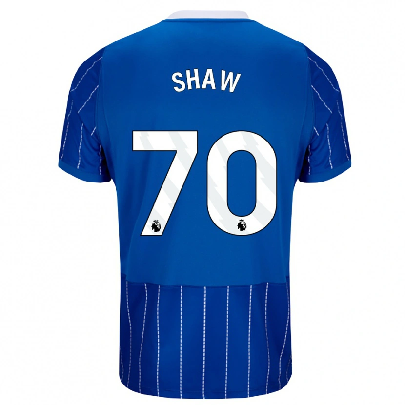 Danxen Kinderen Kofi Shaw #70 Mediumblauw Wit Thuisshirt Thuistenue 2026/27 T-Shirt