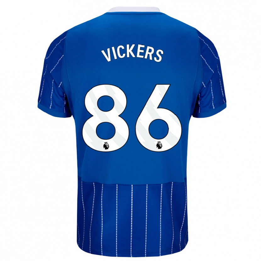 Danxen Kinderen Jacob Vickers #86 Mediumblauw Wit Thuisshirt Thuistenue 2026/27 T-Shirt