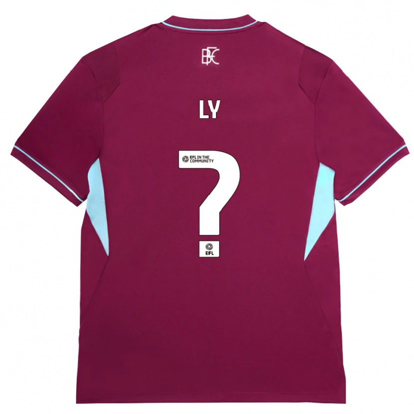 Danxen Kinderen Brandon Ly #0 Bordeaux Groen Thuisshirt Thuistenue 2026/27 T-Shirt