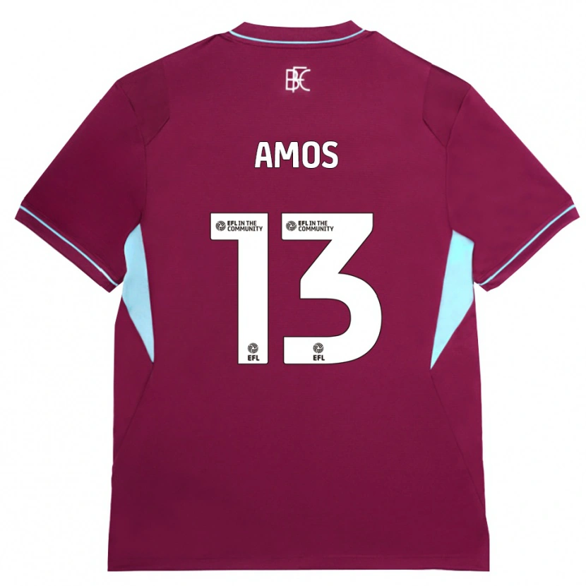Danxen Kinderen Ben Amos #13 Bordeaux Groen Thuisshirt Thuistenue 2026/27 T-Shirt