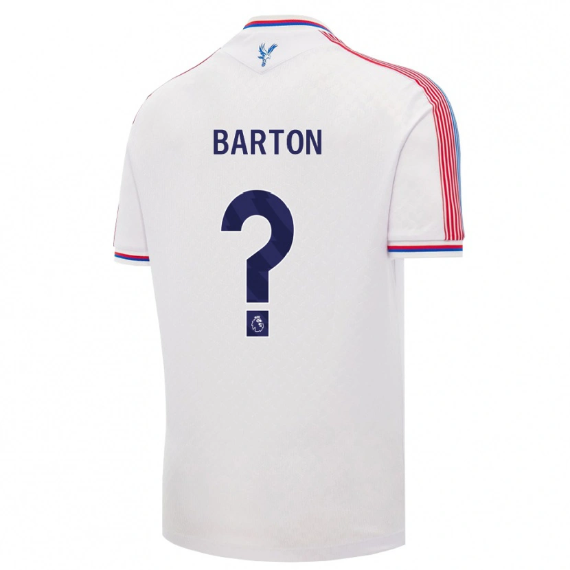 Danxen Kinderen Kalani Barton #0 Wit Rood Blauw Thuisshirt Thuistenue 2026/27 T-Shirt