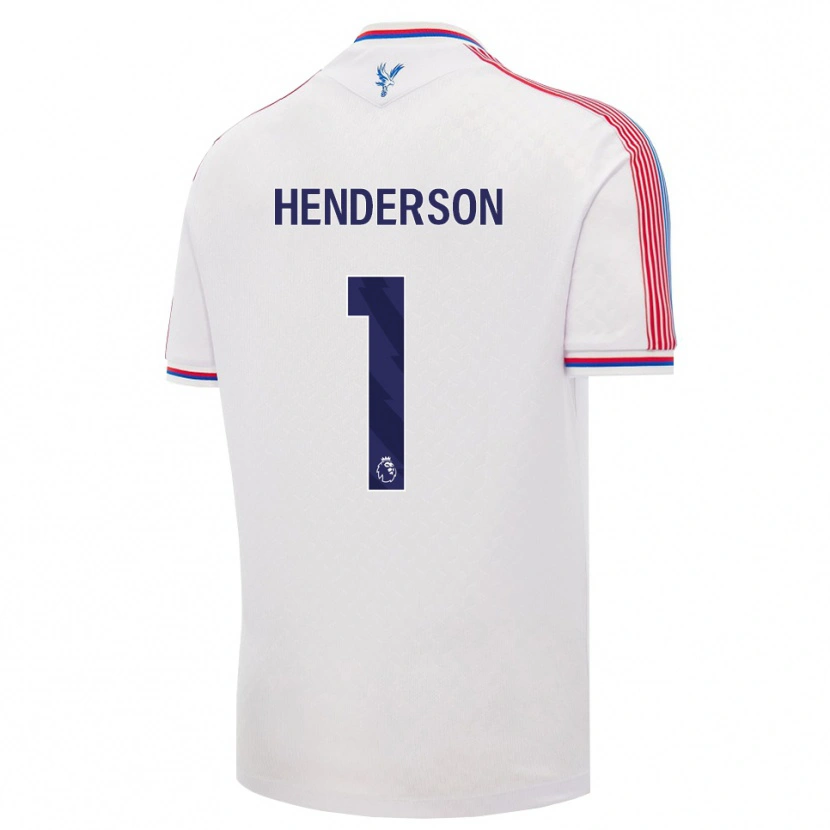 Danxen Kinderen Dean Henderson #1 Wit Rood Blauw Thuisshirt Thuistenue 2026/27 T-Shirt
