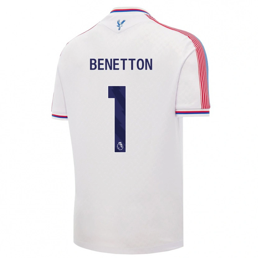 Danxen Kinderen Lucca Benetton #1 Wit Rood Blauw Thuisshirt Thuistenue 2026/27 T-Shirt