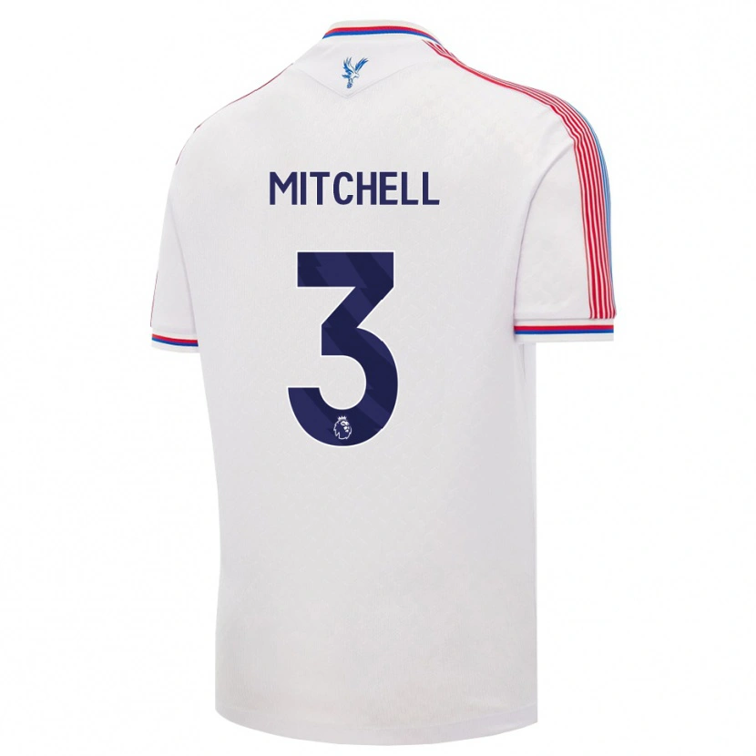Danxen Kinderen Tyrick Mitchell #3 Wit Rood Blauw Thuisshirt Thuistenue 2026/27 T-Shirt