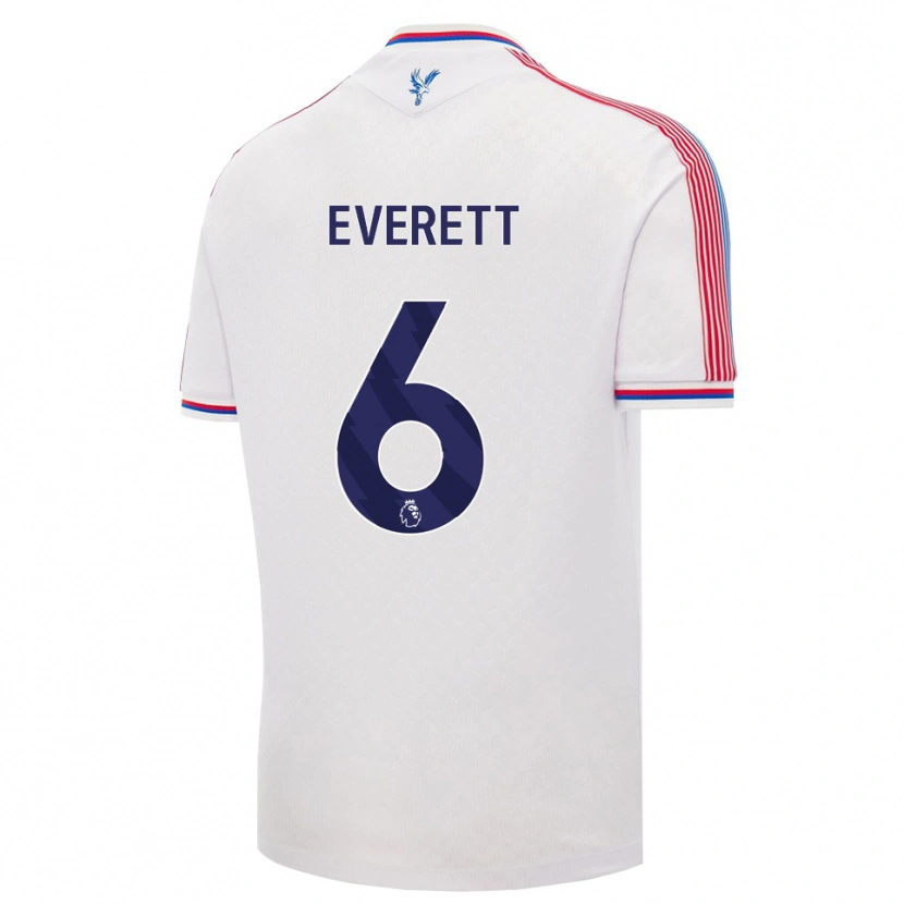 Danxen Kinderen Aimee Everett #6 Wit Rood Blauw Thuisshirt Thuistenue 2026/27 T-Shirt