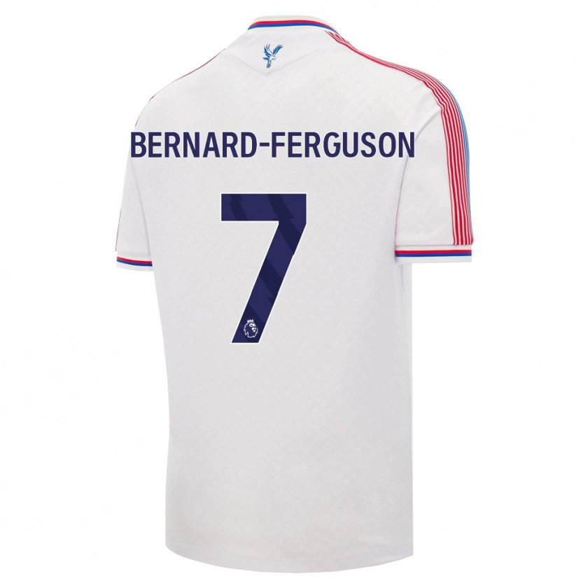 Danxen Kinderen Makai Bernard-Ferguson #7 Wit Rood Blauw Thuisshirt Thuistenue 2026/27 T-Shirt