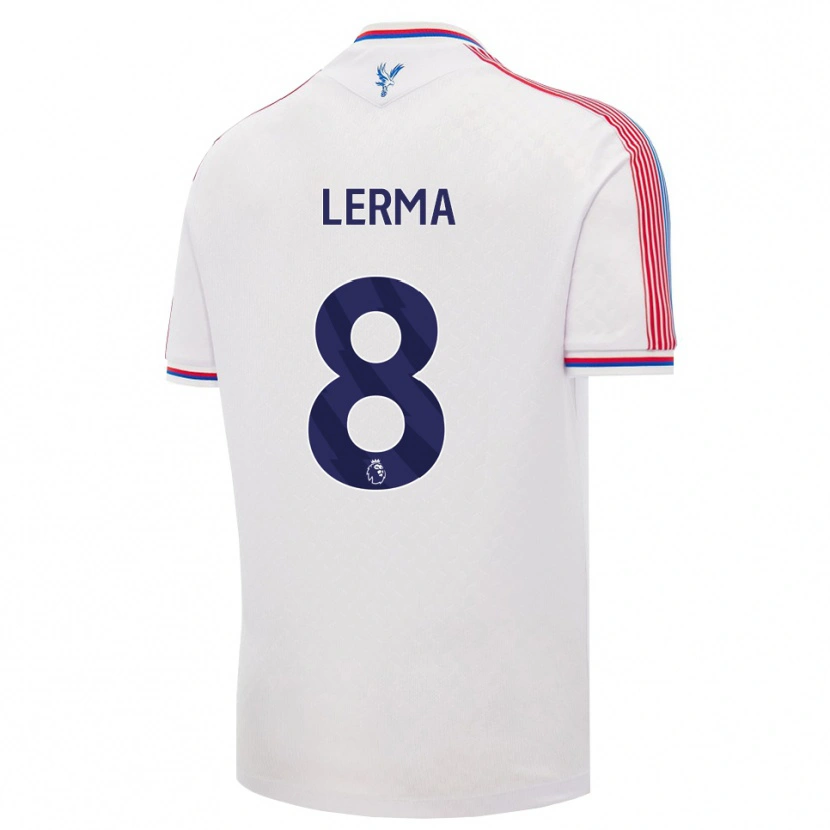 Danxen Kinderen Jefferson Lerma #8 Wit Rood Blauw Thuisshirt Thuistenue 2026/27 T-Shirt
