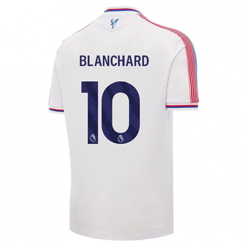 Danxen Kinderen Annabel Blanchard #10 Wit Rood Blauw Thuisshirt Thuistenue 2026/27 T-Shirt