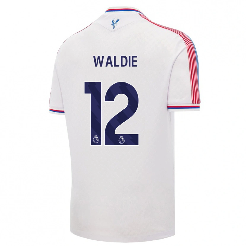 Danxen Kinderen Lizzie Waldie #12 Wit Rood Blauw Thuisshirt Thuistenue 2026/27 T-Shirt