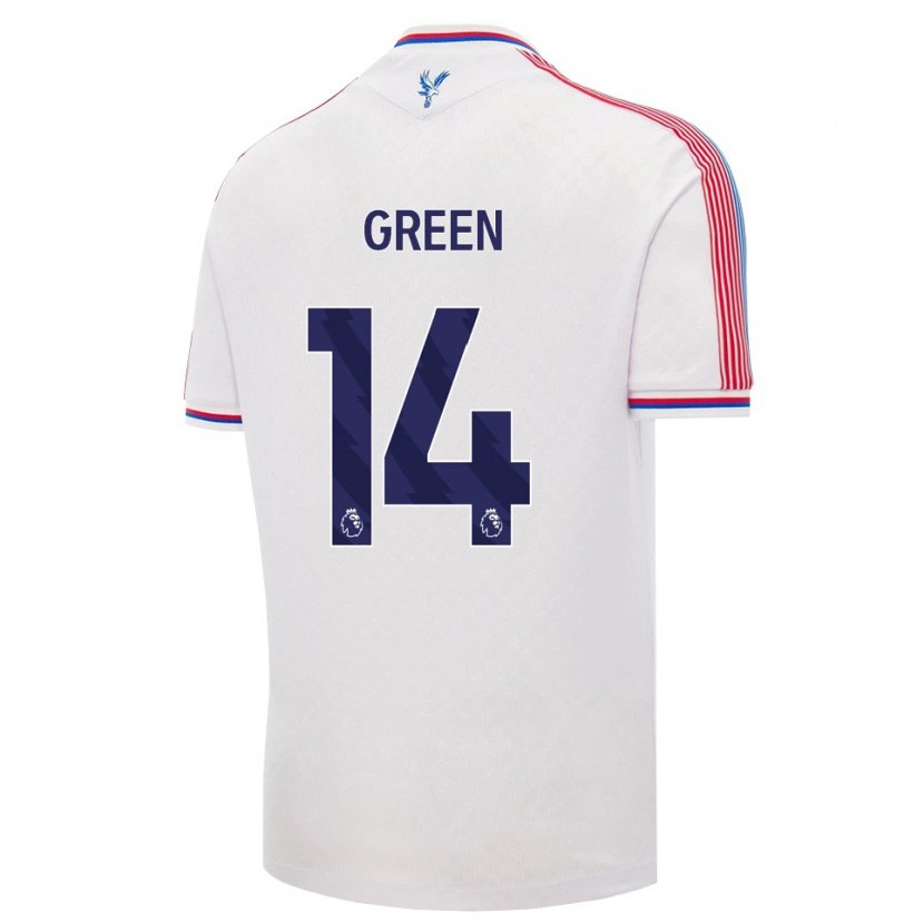 Danxen Kinderen Josie Green #14 Wit Rood Blauw Thuisshirt Thuistenue 2026/27 T-Shirt