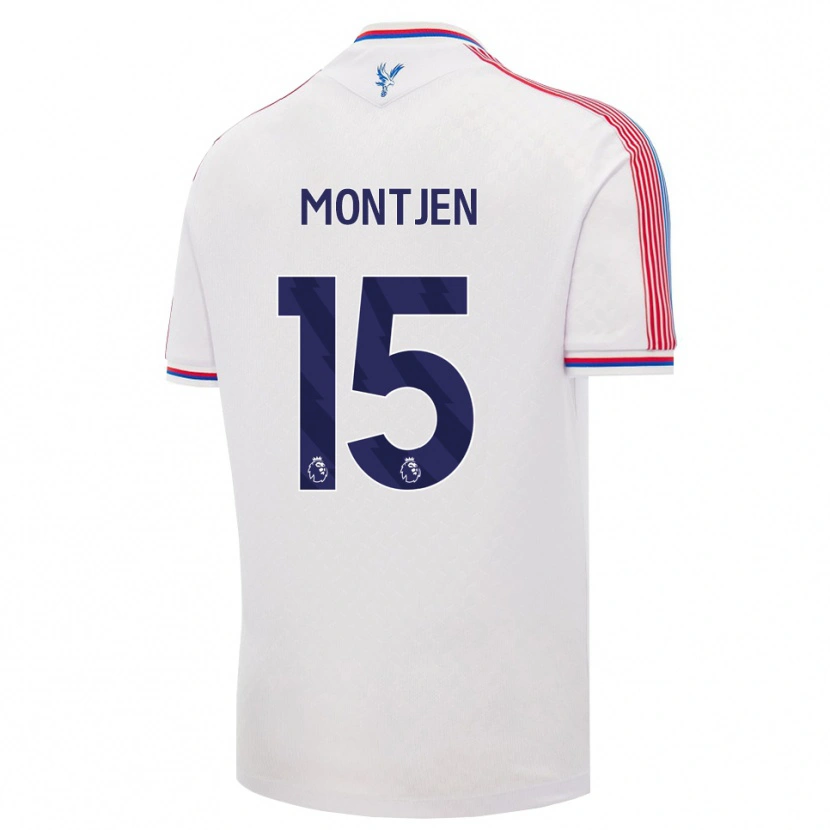 Danxen Kinderen David Angibeaud #15 Wit Rood Blauw Thuisshirt Thuistenue 2026/27 T-Shirt
