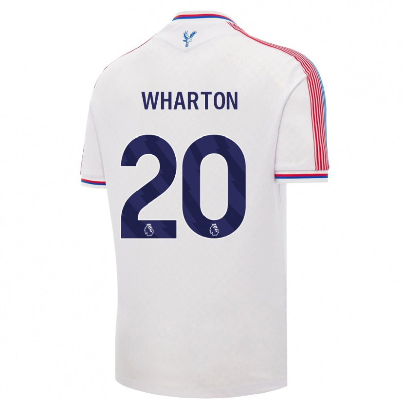 Danxen Kinderen Adam Wharton #20 Wit Rood Blauw Thuisshirt Thuistenue 2026/27 T-Shirt