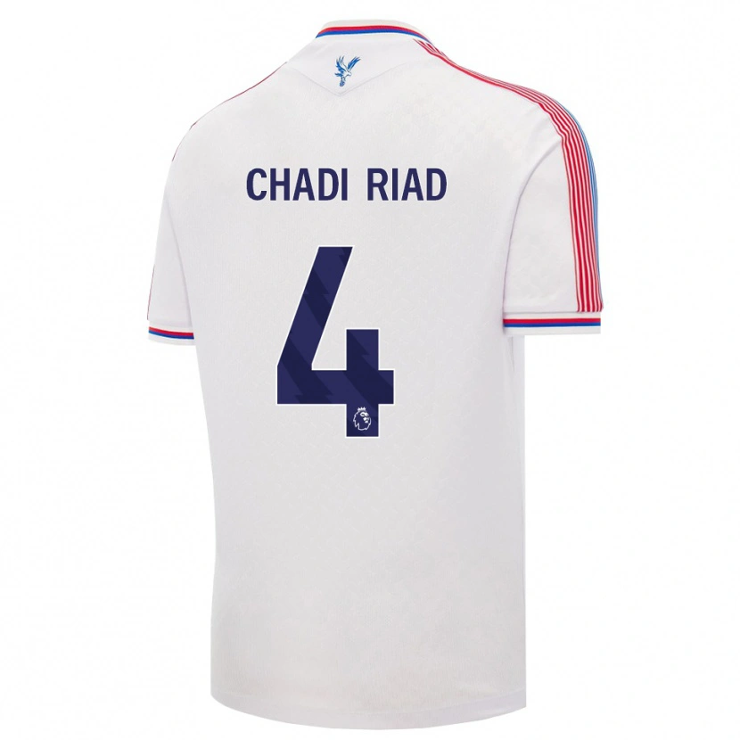 Danxen Kinderen Chadi Riad #4 Wit Rood Blauw Thuisshirt Thuistenue 2026/27 T-Shirt