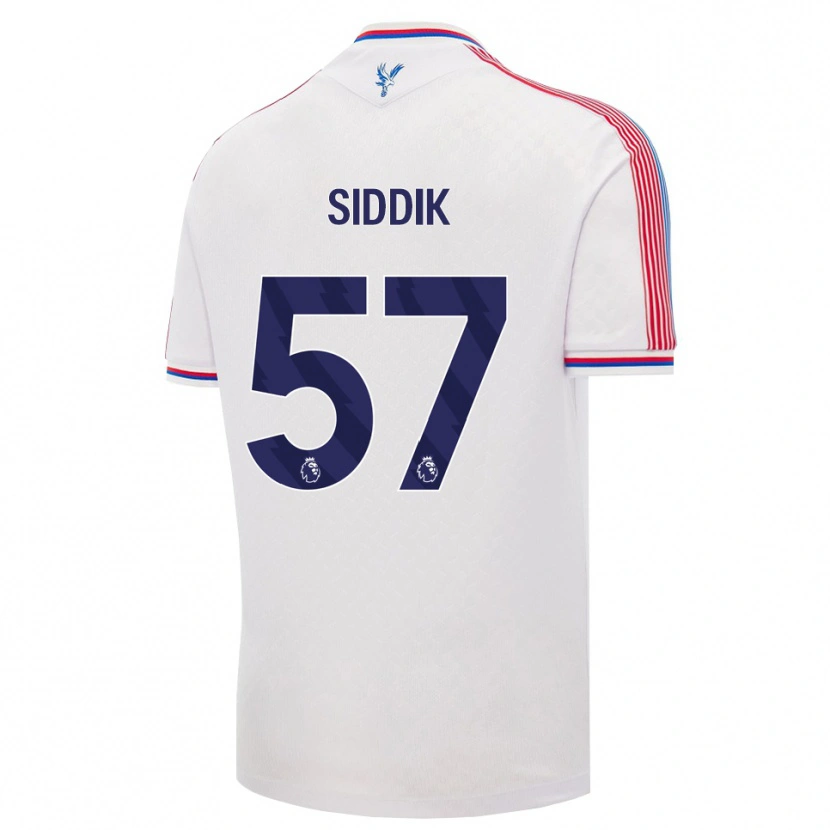 Danxen Kinderen Cardo Siddik #57 Wit Rood Blauw Thuisshirt Thuistenue 2026/27 T-Shirt