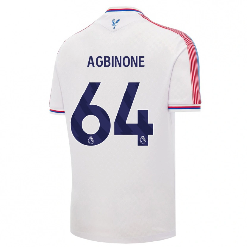 Danxen Kinderen Asher Agbinone #64 Wit Rood Blauw Thuisshirt Thuistenue 2026/27 T-Shirt