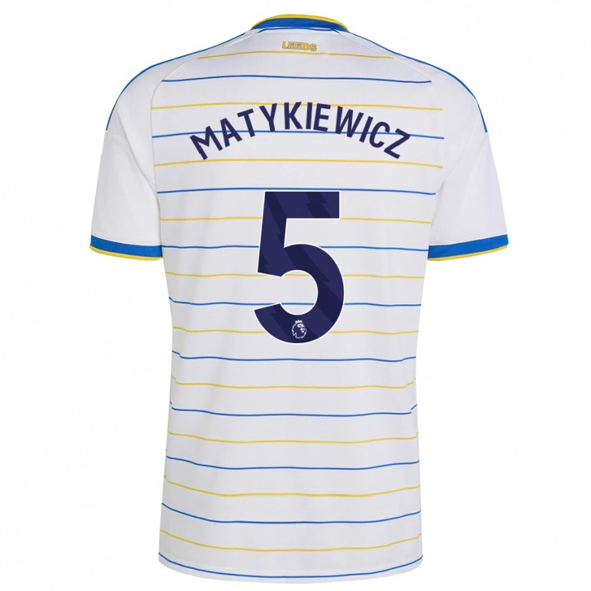 Danxen Kinderen Luke Matykiewicz #5 Rood Geel Blauw Thuisshirt Thuistenue 2026/27 T-Shirt
