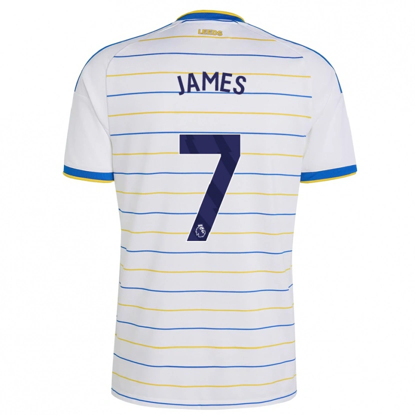 Danxen Kinderen Daniel James #7 Rood Geel Blauw Thuisshirt Thuistenue 2026/27 T-Shirt
