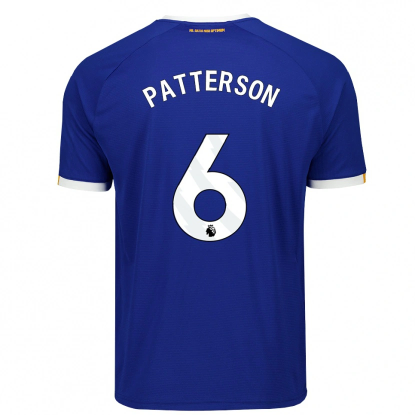 Danxen Kinderen Jack Patterson #6 Blauw Wit Geel Thuisshirt Thuistenue 2026/27 T-Shirt