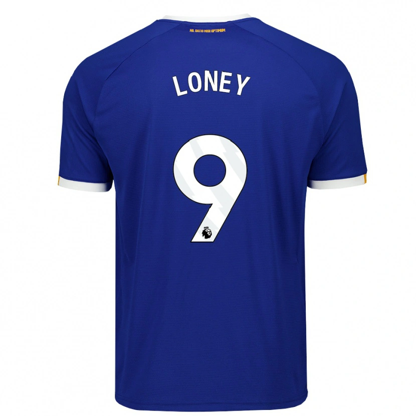 Danxen Kinderen Ceiran Loney #9 Blauw Wit Geel Thuisshirt Thuistenue 2026/27 T-Shirt