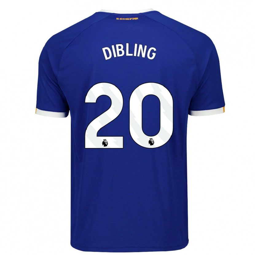 Danxen Kinderen Tyler Dibling #20 Blauw Wit Geel Thuisshirt Thuistenue 2026/27 T-Shirt
