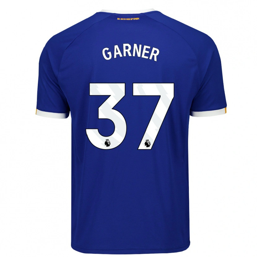 Danxen Kinderen James Garner #37 Blauw Wit Geel Thuisshirt Thuistenue 2026/27 T-Shirt