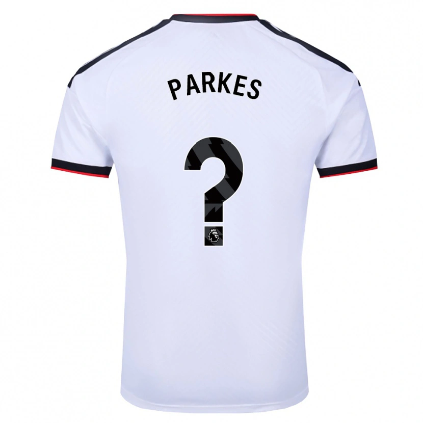 Danxen Kinderen Stefan Parkes #0 Wit Zwart Rood Thuisshirt Thuistenue 2026/27 T-Shirt