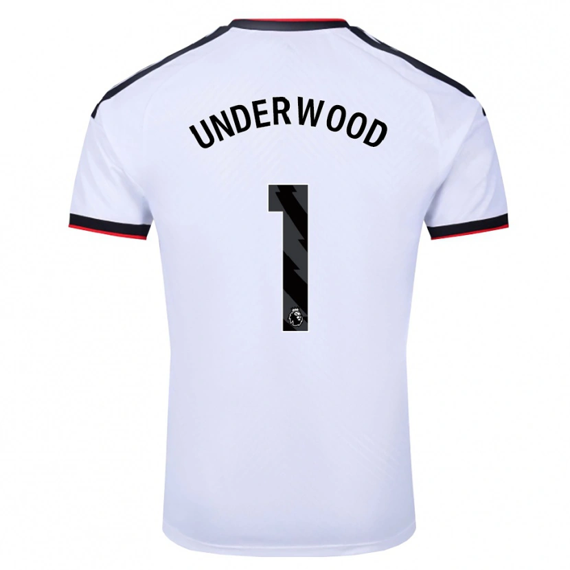 Danxen Kinderen Marco Underwood #1 Wit Zwart Rood Thuisshirt Thuistenue 2026/27 T-Shirt